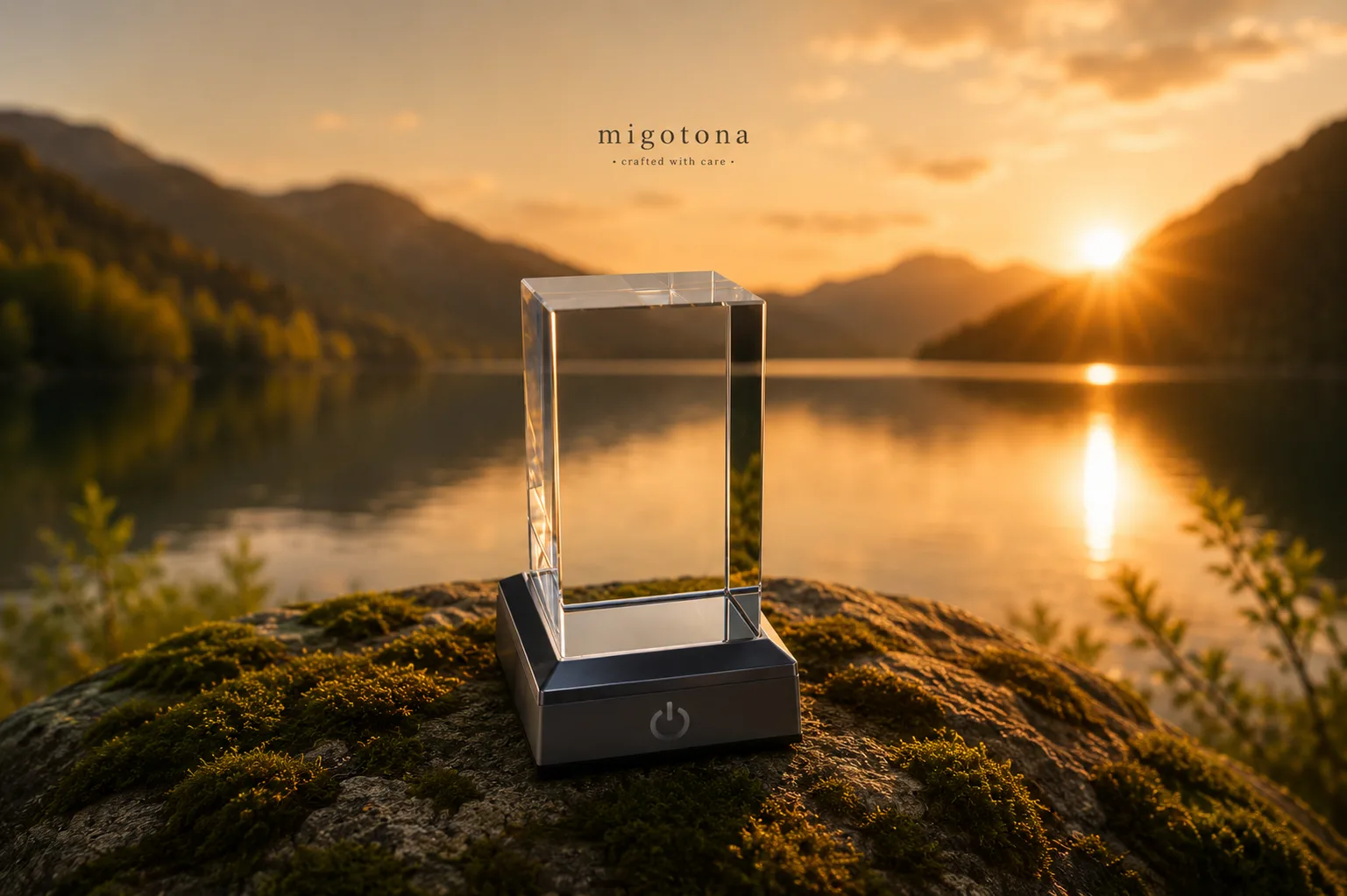 LED valgusega kristalli alus — photo 2