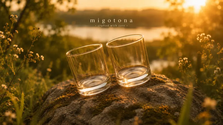 Crystal-clear whisky glass 2x350ml